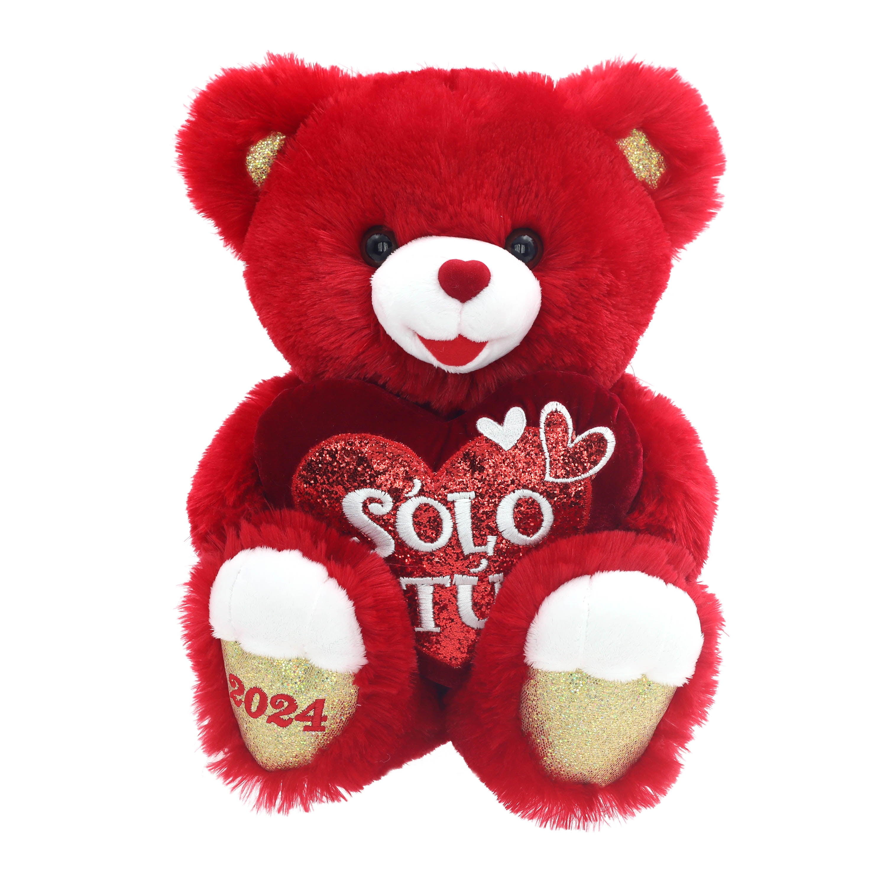 Valentine's Day Plush Spanish Sweetheart Teddy, Red, by Way To