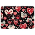 thumbnail image 1 of Valentine's Day Polyester Chair Rug Mat, Non-Slip and Machine Washable Area Rugs, 1 of 6