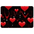 thumbnail image 1 of Valentine's Day Polyester Floor Carpet Door Carpet Non-Slip Machine Washable Floor Rug, 1 of 6
