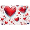 thumbnail image 1 of Valentine's Day Polyester Indoor/Door/Bath Rugs: Non-Slip, Machine Washable Mats, 1 of 6