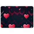 thumbnail image 1 of Valentine's Day Polyester Non-Slip Machine Washable Bath Rug Door Carpet Chair Rug, 1 of 6