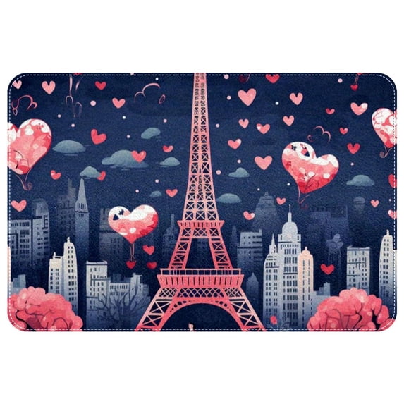 Valentine's Day Polyester Non-Slip Machine Washable Door Mat Floor Mats Office Mat