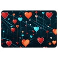 thumbnail image 1 of Valentine's Day Polyester Non-Slip Machine Washable Door Rug Game Mat Kitchen Rug Office Rugs, 1 of 6