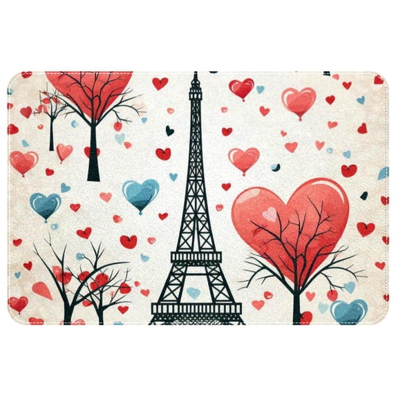 Valentine's Day Polyester Non-Slip Machine Washable Floor Rug Indoor Rug - Best Office Mat at Amazon