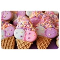 thumbnail image 1 of Valentine's Day Polyester Non-Slip Machine Washable Floor Rugs, Floor Mats, and Bath Rugs, 1 of 6
