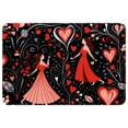 thumbnail image 1 of Valentine's Day Polyester Non-Slip Machine Washable Office Rug Door Rug Floor Mats, 1 of 6