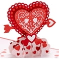 thumbnail image 1 of Valentine's Day Pop Up Card Assortment (4 Cards with Envelopes) Signature Paper Wonder 3D Cards, 1 of 5