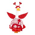 thumbnail image 1 of Valentine's Day Porch Goose Outfits Goose Outfit Porch Goose Clothes Fits Cement Plastic Goose Statue for Valentine Outdoor Garden Yard Patio Art Decor, 1 of 9