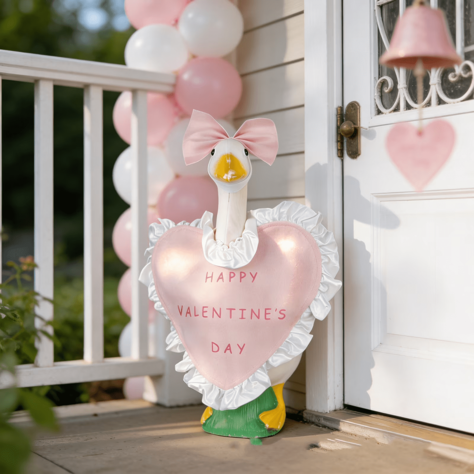 Valentine's Day Porch Goose Outfits Spring Holiday Lawn Goose Costume ...