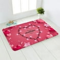 thumbnail image 1 of Valentine's Day Print Doormat Hallway Kitchen Mats Living Room Balcony Love Bathroom Nordic Carpet Bath Mat Non Slip Area Rugs, 1 of 5