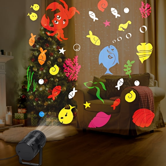 Valentine's Day Projection Light, 16 HD Slides LED Valentine's Day Projection Light, ABS Multi-Theme Valentine's Day Projection Light, for Holiday Party Decoration 4.3x4.3 Inches