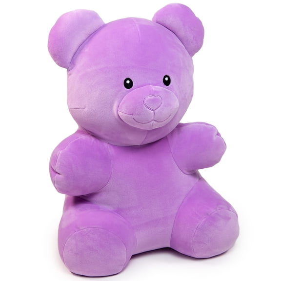 Valentine's Day Purple Gummy Bear Plush, 16 in