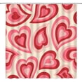 thumbnail image 1 of Valentine''s Day RV Shower Curtain Red Pink Heart Sweet Love Romantic Couple Woman Girl Small Stall Bathroom Home Curtain with Hooks,36" Wx70 H, 1 of 6