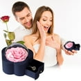 thumbnail image 1 of Valentine's Day Red Preserved Pink Real Rose Necklace Box,Eternal Flowers Rose Gifts for Mom Grandma Wife Girlfriend on Valentines Birthday Gifts for Her, 1 of 4