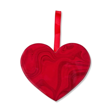 Valentine's Day Red Swirl Heart Hanging Wall Decoration, 3.9 in, by Way To Celebrate