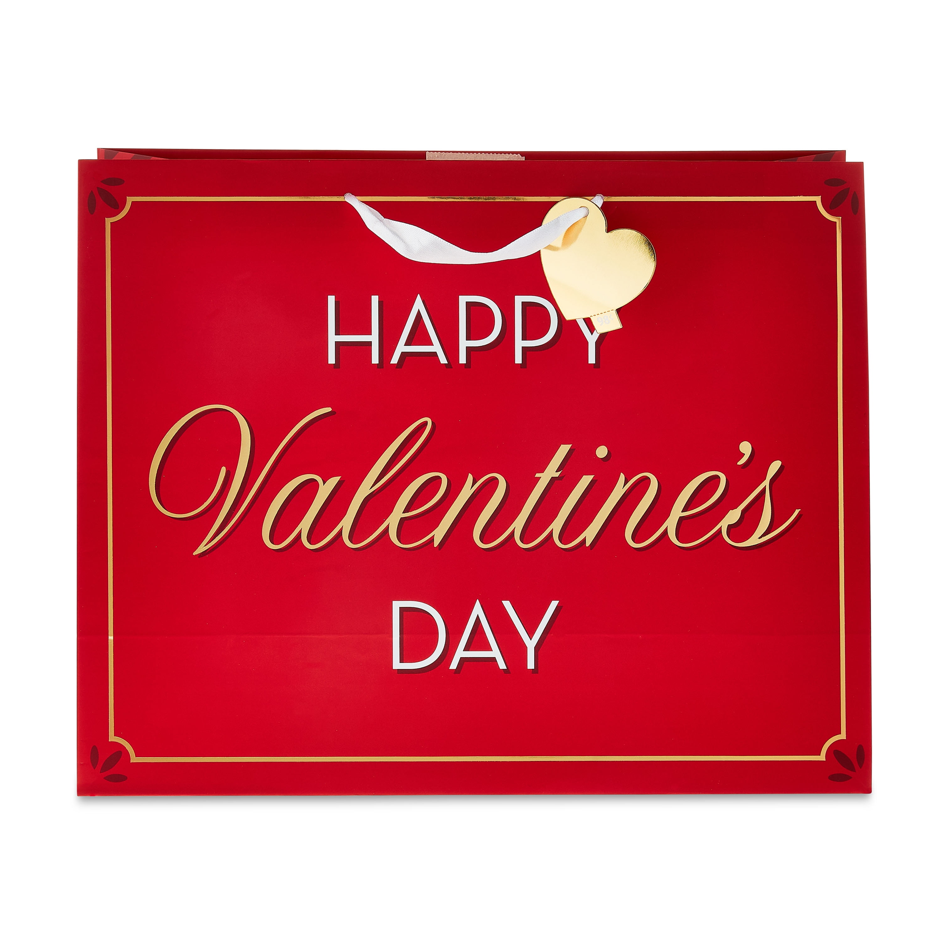 Valentine’s Day Red and Gold Gift Bag, Extra Large, by Way To Celebrate