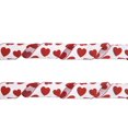 thumbnail image 1 of Valentine's Day Ribbon Love Print Imitation Hemp Ribbon Wedding Qixi Party Decoration Peach Heart Bow Ribbon, 1 of 3