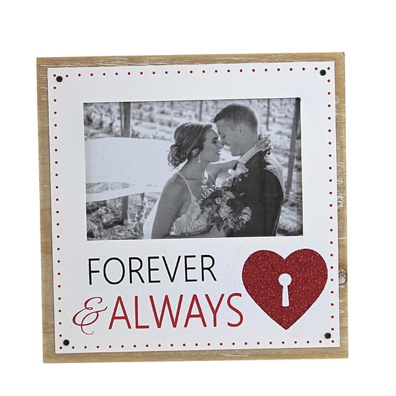 Valentine's Day Romantic Message Photo Frame Picture Love Heart 60120K Forever