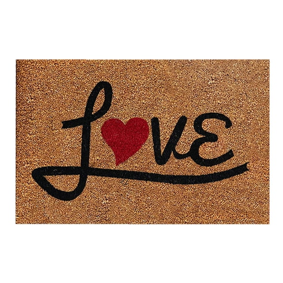 Valentine's Day Rug - Non-Slip Washable Water Absorbent Durable Welcome Doormat, Bathroom Bedroom Living Room Kitchen Outdoor Area Rug, Valentine’s Gifts for Him Her Home Decor Holiday Floor Mat
