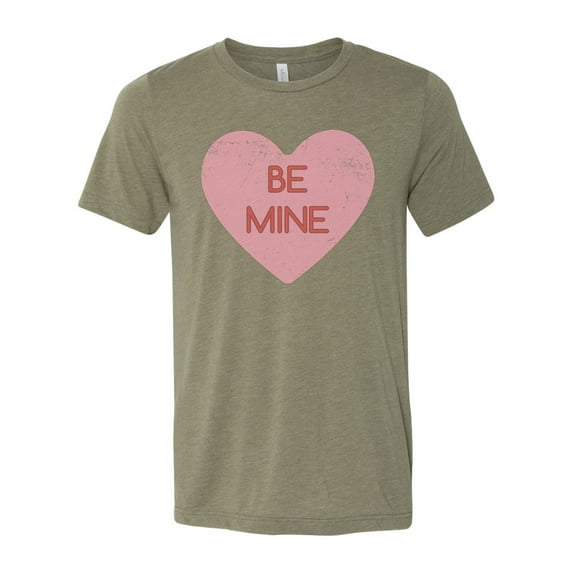 Valentine's Day Shirt, Be Mine, Be Mine Shirt, Valentines Shirt, Love Shirt, Valentine's Day Gift, Be Mine Tshirt, Valentines Gift, Unisex, Heather Olive, SMALL