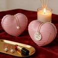thumbnail image 1 of Valentine's Day Small Heart Candy Box - Portable Handheld Empty Iron Gift Box, Cute for Wedding Candy Storage, Romantic Couple Gifts, and Valentine’s Day Present Containers, 3.74*3.26in, Pink, 1 of 7