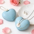 thumbnail image 1 of Valentine's Day Small Heart Candy Box - Portable Handheld Empty Iron Gift Box, Cute for Wedding Candy Storage, Romantic Couple Gifts, and Valentine’s Day Present Containers, 3.74*3.26in, Light Blue, 1 of 7