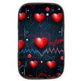 thumbnail image 1 of Valentine's Day Soft Comfortable Furry Printed Car Armrest Pad Mat Cover, 12.5x8.2 Inch Armrest Accessories, 1 of 6