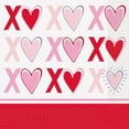 thumbnail image 1 of Valentine's Day 'Sparkling Hearts' Lunch Napkins (16ct), 1 of 1