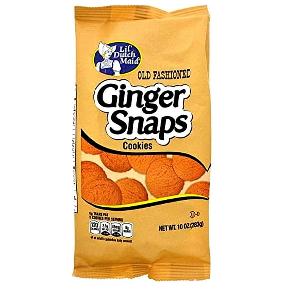 Valentine's Day Special Lil' YPF5 Dutch Maid Old Fashioned Ginger Snaps, 10-oz. Bags (Pack of 2)