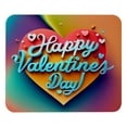 thumbnail image 1 of Valentine's Day Square Mouse Pad, 8.3x9.8 Inch, Non-Slip Rubber Bottom, Printed Desk Mat for Office and Gaming, 1 of 6