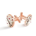thumbnail image 1 of Valentine's Day Stainless Steel Men's Cufflinks for Dress Shirts – for Formal Occasions, 1 of 6