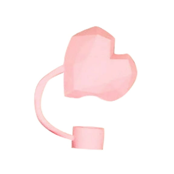 Valentine's Day Straw Cap Reusable Silicone Straw Cap 6 10mm Protective Cap With Proof Straw Head Cap