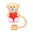 thumbnail image 1 of Valentine's Day Straw Straw Stopper, 1 of 5