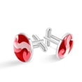 thumbnail image 1 of Valentine's Day Stylish Dress Shirt Cufflinks Set Made of Stainless Steel for Formal Occasions, 1 of 6