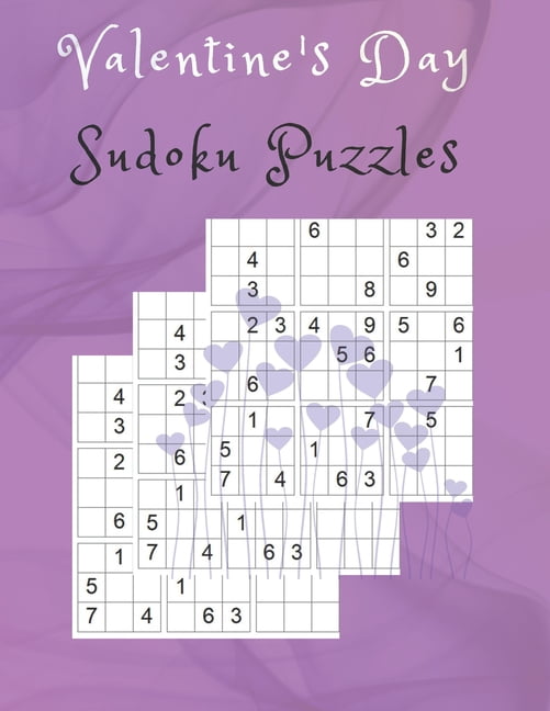 Valentine's Day Sudoku puzzles : 200 Hard Sudoku Puzzles Book /Book To Challenge Your Brain / Sudoku For adults / "8.5x11" (Paperback)