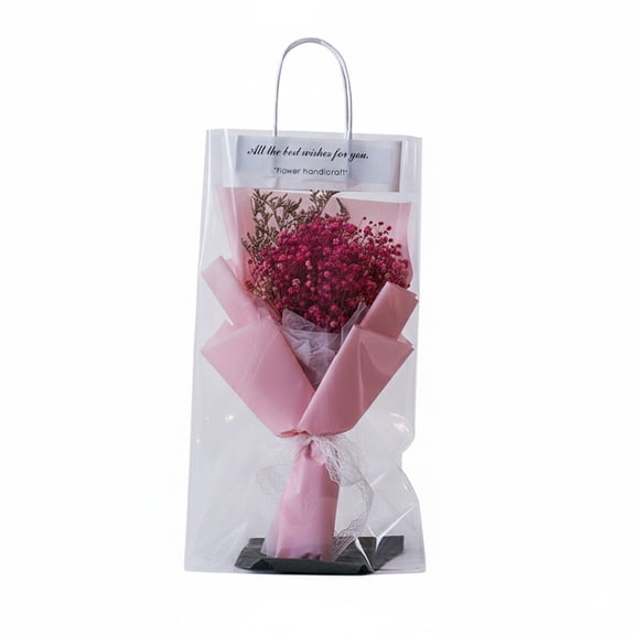 Valentine’s Day Sunflower Soap Rose Bouquet - Realistic Artificial Flowers with Fresh Feeling, Long Lasting Gift for Her, Wedding Centerpiece, Home Decor