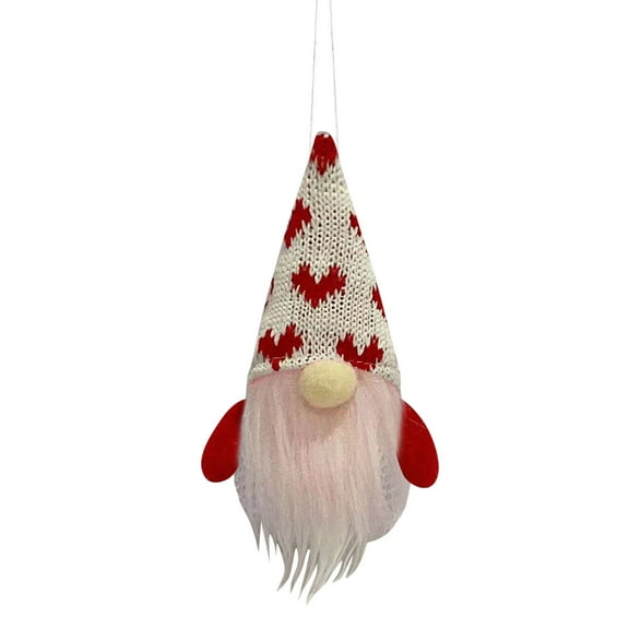 Valentine's Day Swedish Witch Tomte Tabletop Decorative Hanging Ornament for Festive Seasonal Display