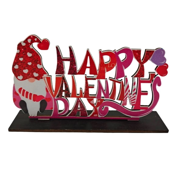 Valentine's Day Table Decorations for Dinner Party Love Wooden Table Centerpieces Sign for Valentines Decorations