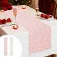 thumbnail image 1 of Valentine's Day Table Runner 36.61x12.99 Inches Soft Plush Faux Fur Red Heart-Shaped Table Flag Kitchen Dining Table Decoration for Home Party Decor, 1 of 7