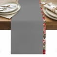 thumbnail image 1 of Valentine's Day Table Runner - 90 Inch Long, Kitchen Dining Table Runner Dresser Scarves, Watercolor Roses Leaves Flowers Spring Beige Farmhouse Decor for Coffee Tables Wedding Party Banquet, 1 of 8