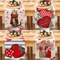 thumbnail image 1 of Valentine's Day Table Runner Red Heart Valentines Holiday Theme Cute Cat Runner Kitchen Dining Table Decoration For Home Party Decor 36.61x12.99 Inches, 1 of 7
