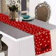thumbnail image 1 of Valentine's Day Table Runner for Festive Home Decor – Elegant Indoor Kitchen Table Decoration Enhancing Romantic Atmosphere & Family Gatherings, 1 of 5
