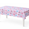 thumbnail image 1 of Valentine's Day Tablecloth, Flowers and Hearts on Grey Textured Fabric by Mainstream (60 x 102 Rectangle/Oblong), 1 of 8