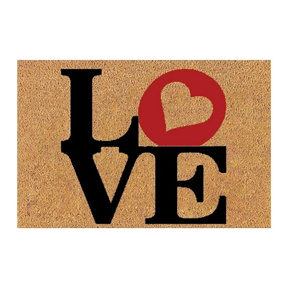 Valentine's Day Themed Decorative Floor Mat, Washable Area Rug for Living Room and Bedroom, Festive Doormat with Heart Patterns for Holiday Home Decor(F)