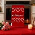 thumbnail image 1 of Valentine's Day Themed Dish Towels, Set of 1 Super Soft 23.6x15.8 Inch Kitchen Towels for Drying Dishes, Absorbent Tea Towels for Cooking & Baking, Festive Holiday Kitchen Decor, 1 of 6