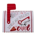 thumbnail image 1 of Valentine's Day Mailbox Tinplate Mailbox Mini Valentines Small Decorative Mailbox DIY Craft for Party Favors Classroom Prize Supplies Greeting Cards Exchange Gifts(White), 1 of 4