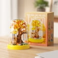 thumbnail image 1 of Valentine's Day Tree House 4 Season Tree House Bonsai Tree House Building Toy Flowers Set Ideas Building Blocks Complete with Dust Cover, DIY Flower Building Toy Sets Miniature Tree House Building, 1 of 6