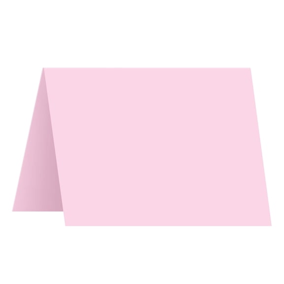 Valentine's Day Ultra Pink Blank Fold Over Cards for Valentines Greetings, Wedding Invitations, Anniversary Cards | 5 x 7 (A7 Size) | 25 per Pack
