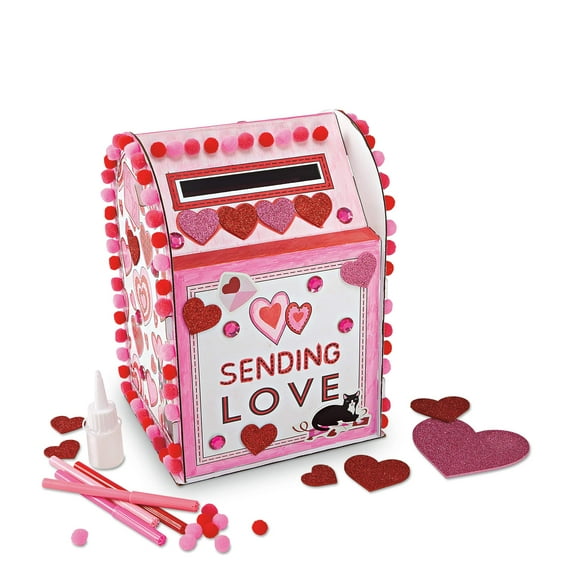 VALENTINE'S DAY MAILBOX CRAFT KIT 6+
