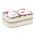 thumbnail image 1 of Valentine's Day Velvet Portable Jewelry Stand with Removable Compartment - Travel Organizer, Earring Holder, and Organizer Box - Gift, 1 of 7